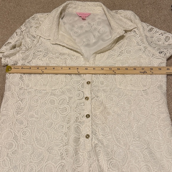 Lilly Pulitzer White Lace Dress - Picture 10 of 11